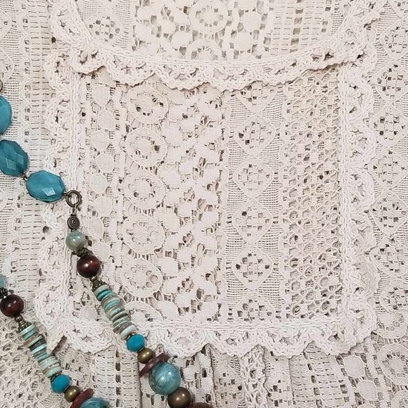 Dress. Ecru Lace & Crochet. New Directions Brand. Size 4. - Picture 11 of 13